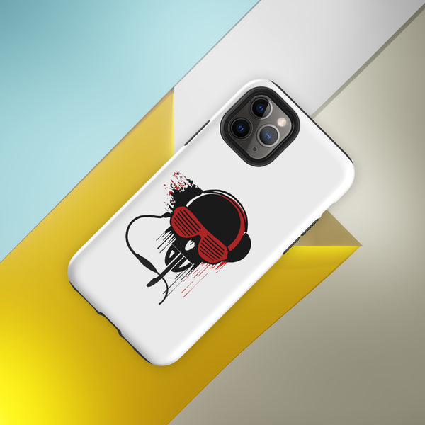 Tough Case for iPhone® - Black and Red DJV