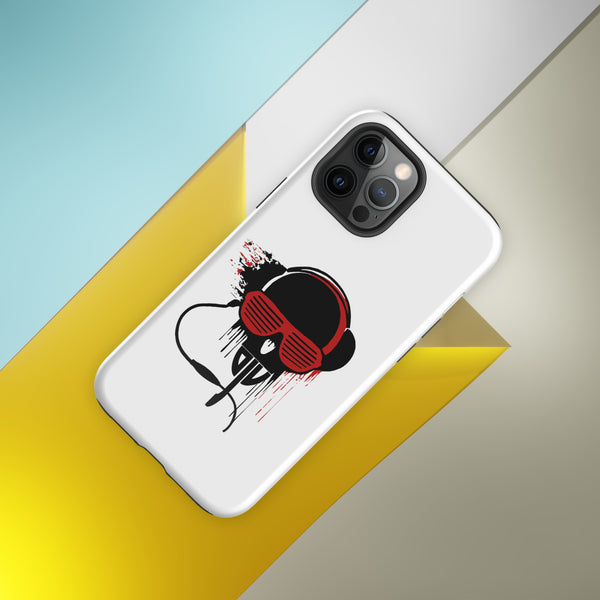 Tough Case for iPhone® - Black and Red DJV