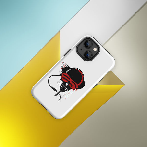 Tough Case for iPhone® - Black and Red DJV