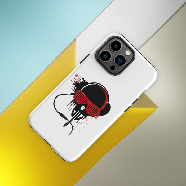 Tough Case for iPhone® - Black and Red DJV