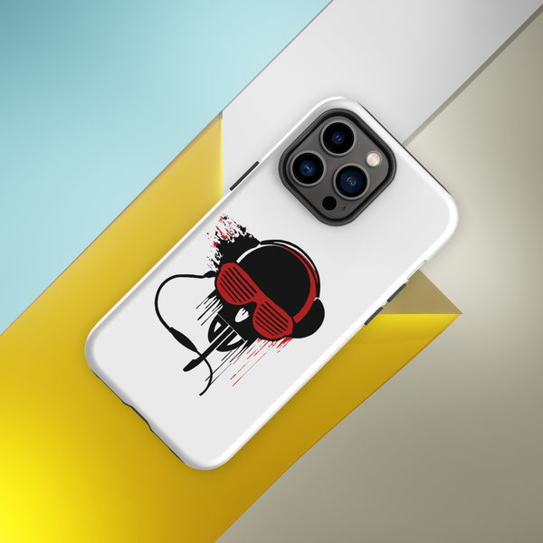 Tough Case for iPhone® - Black and Red DJV