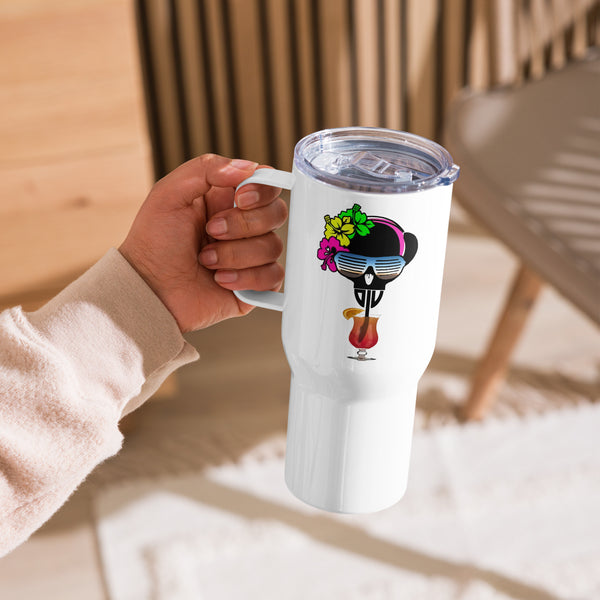 Travel mug with a handle - Tropical DJV