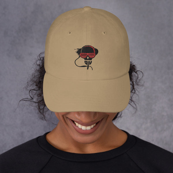 Dad Hat Black and  Red DJV