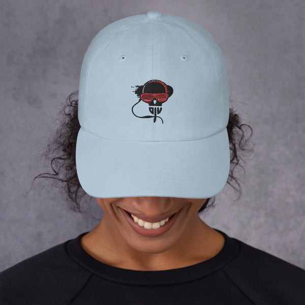 Dad Hat Black and  Red DJV