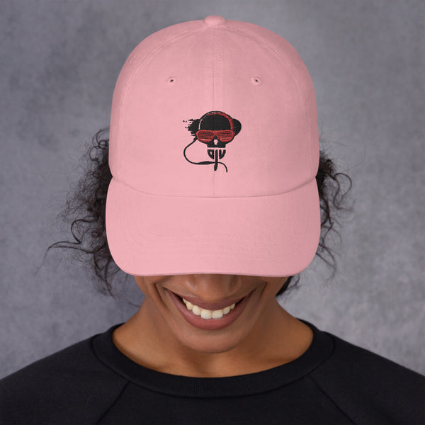 Dad Hat Black and  Red DJV