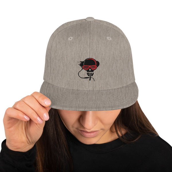 Snapback Hat Black and Red DJV