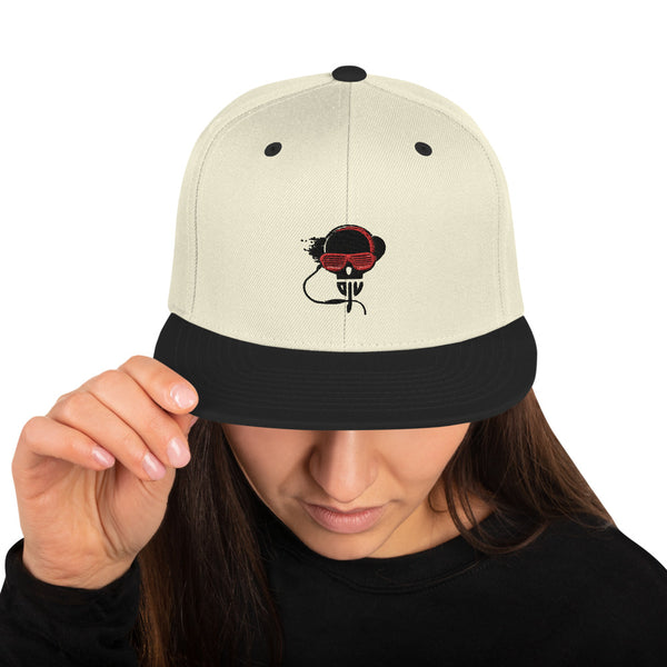 Snapback Hat Black and Red DJV