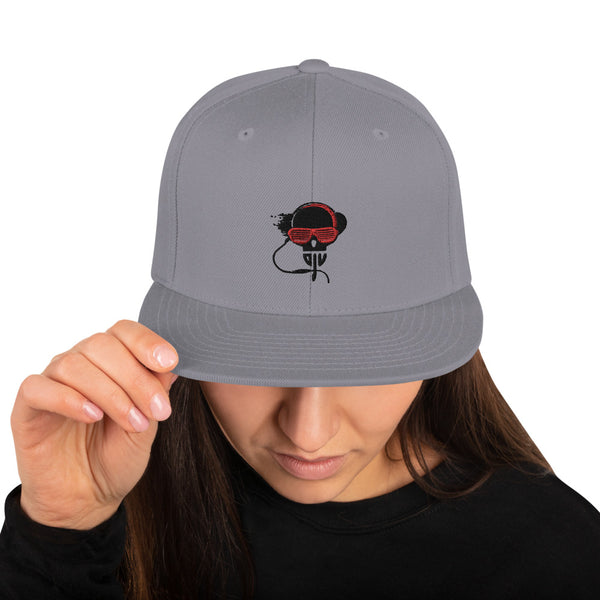 Snapback Hat Black and Red DJV
