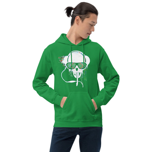 Unisex Hoodie White Rave DJV