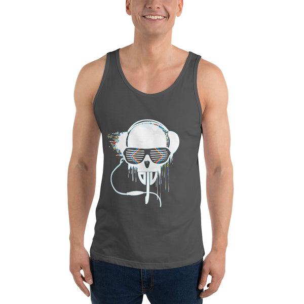 Unisex Tank Top White Rave DJV