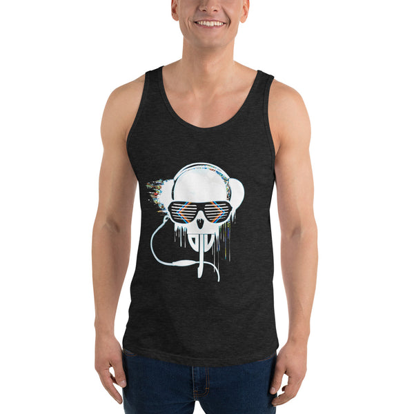 Unisex Tank Top White Rave DJV