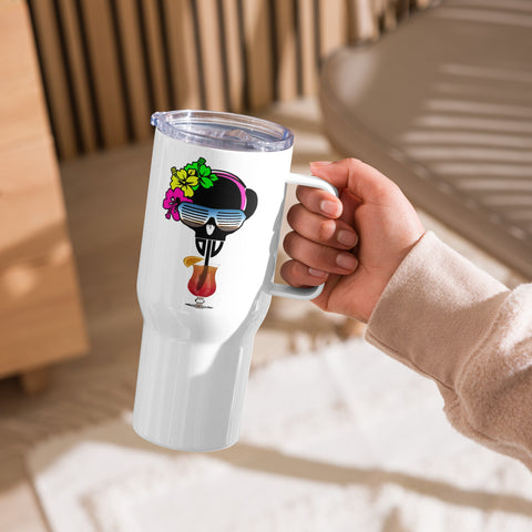 Travel mug with a handle - Tropical DJV