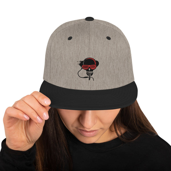 Snapback Hat Black and Red DJV