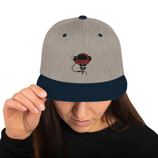 Snapback Hat Black and Red DJV